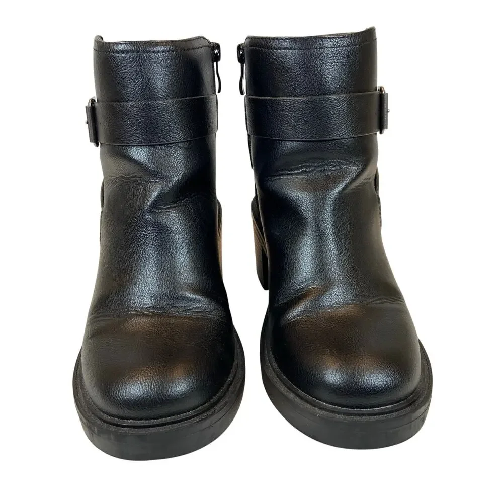 Torrid Faux Leather Booties Extra Wide Women's 7.5 WW